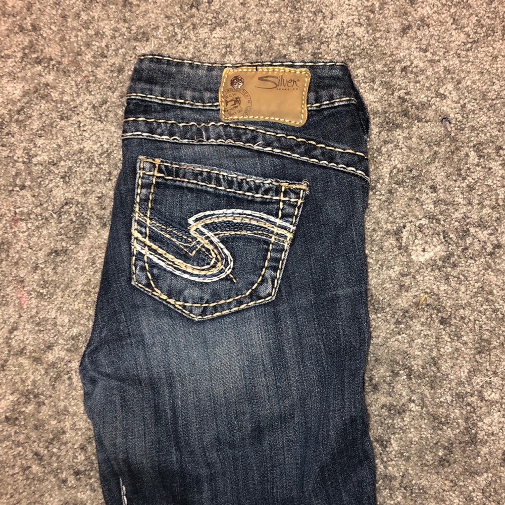 Silver jeans!